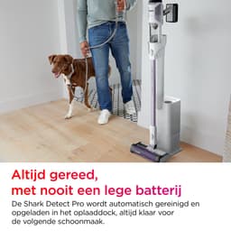 Shark Detect Pro Steelstofzuiger - Alles-in-1 Zuigmond - Draadloos op Accu - Leeg- en Laadstation - Flexibele Stang - Zonder Zak - IW3611EU — thumbnail 2