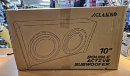 LAKRO Actieve Platte Dubbele Subwooferkist - Krachtige Geluidsoplossing voor Auto's — thumbnail 3