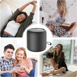 Draadloze Draagbare Luidspreker F11 Mini-luidspreker Waterdicht & TWS-stereokoppeling & Subwoofer & Spraakoproepfunctie & Type-C Snelladen, Waterproof Wireless Speaker 24 Uur Batterijduur Verjaardag-Cadeau-Muziek — thumbnail 2