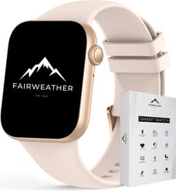 Fairweather Smartwatch Ultra – Heren & Dames – HD – Stappenteller – Slaapmeter – hartslagmeter – Geschikt voor iOS en Android - Rose goud — thumbnail 1
