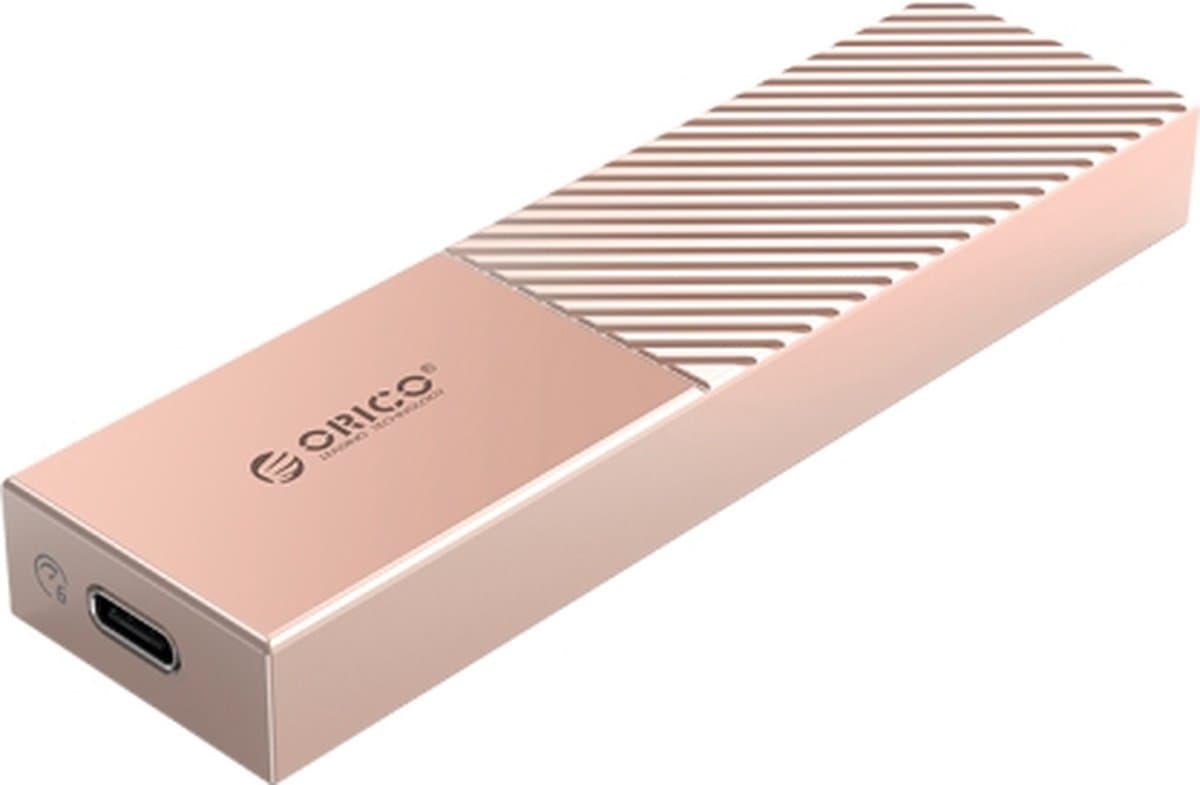 ORICO M205C3-RG M.2 NGFF SATA SSD-behuizing (goud) — afbeelding 1