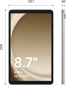 Samsung Galaxy Tab SM-X110 Mediatek 128 GB 22,1 cm (8,7") 8 GB Wifi 5 (802.11ac) Android 13 zilver — thumbnail 4