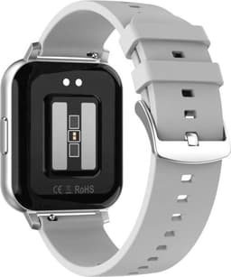 Belesy® Retina X - Smartwatch Dames - Smartwatch Heren - Horloge - 1.78 inch - Kleurenscherm - Full Touch - Stappenteller - Multi Sport - Multi Watchfaces - Maak je eigen wijzerplaat functie - Zilver - Siliconen - Grijs - Moederdag — thumbnail 5