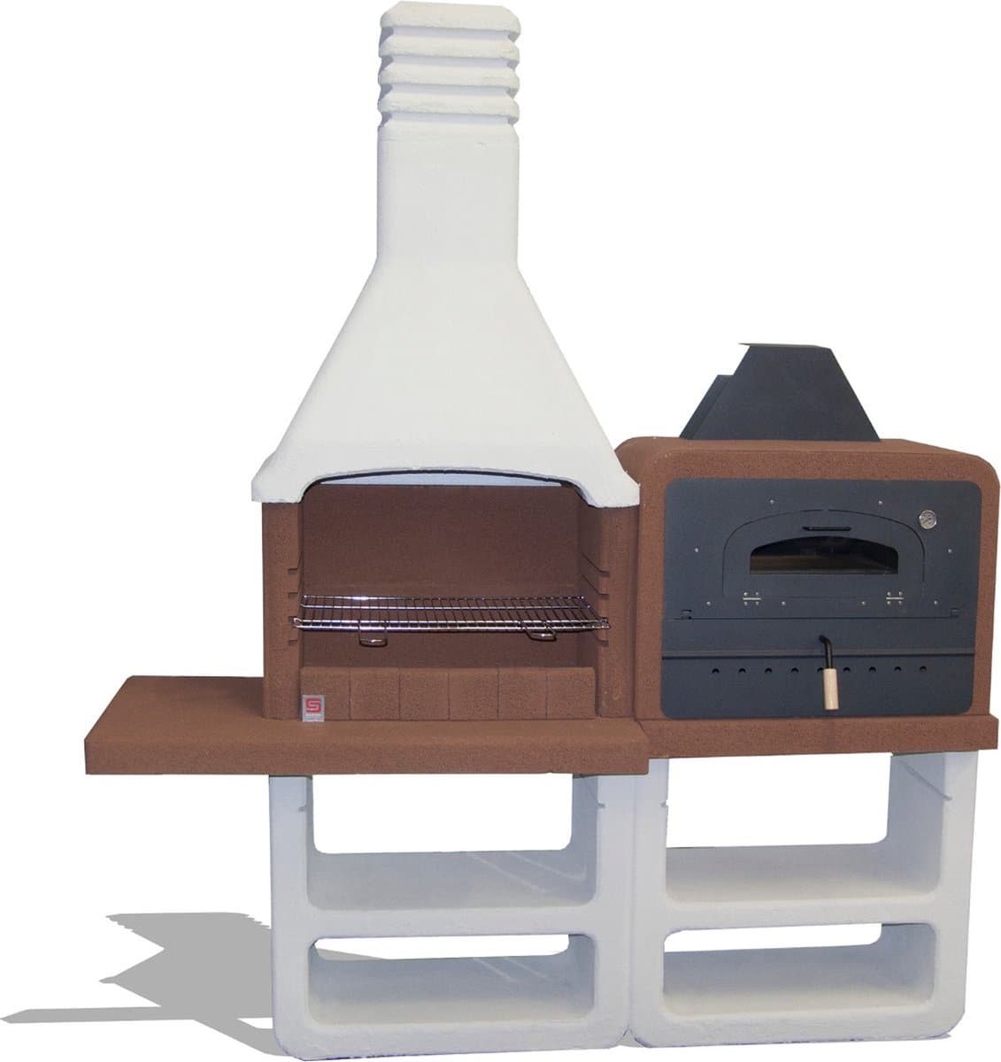 Sarom Fuoco - Betonnen barbecue - Pizzaoven - Portofino — afbeelding 1