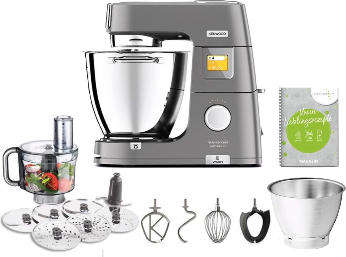 Kenwood Titamium Chef Patissier XL KWL90.594SI - Keukenmachine - Zilver — afbeelding 1