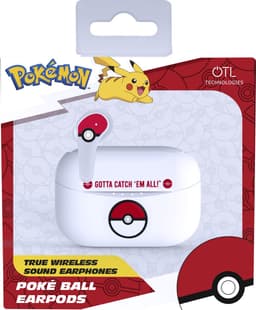 Pokémon - Pokéball - draadloze oordopjes - met oplaadcase - touch control - extra eartips - TWS earpods bluetooth — thumbnail 4