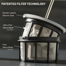 ESPRO - P7 French Press - Dubbelwandige Koffiemaker uit Gepolijst Roestvrij Staal - 946ml - met dubbele Micro-Filter - Houdt je koffie langer heet - perfect voor thuis en op reis — thumbnail 4