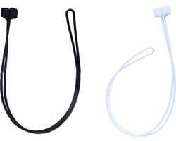 2x Somstyle Magnetische Band Geschikt Voor Apple Airpods 1 / 2 / 3 / Pro 1 & 2 - Anti Lost Siliconen Strap Voor Draadloze Oordopjes - Koord - 70cm