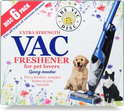 6x 'Spring Meadow' stofzuiger verfrisser geur schijven - Extra sterk - voor dierenliefhebbers - geurstaafjes alternatief — thumbnail 3