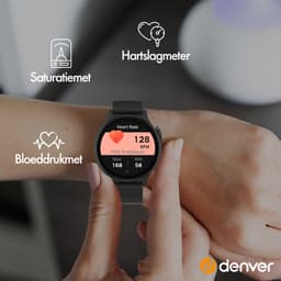 Denver Smartwatch - Android iOS - Volledige Belfunctie - Sporthorloge - Hartslagmeter - Saturatiemeter - Slaapmonitor - SWC338B — thumbnail 3