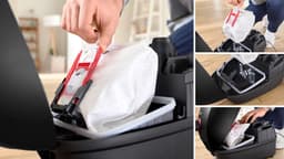 Bosch ProPower BGB41POW1 Serie 4 - Stofzuiger met zak - 11 mtr bereik - Vacuum cleaner - HEPA 13 - Zwart/Rood — thumbnail 4