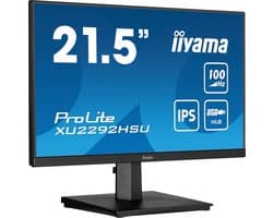 iiyama ProLite XU2292HSU-B6 - 22 Inch - IPS - Full HD - USB-Hub