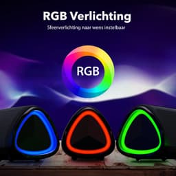 Gadgetplace Bluetooth Speaker - Tot 24 uur Muziek - RGB verlichting - IPX5 Waterproof - Draadloze Muziek Box - Partybox - Geluidsbox — thumbnail 4