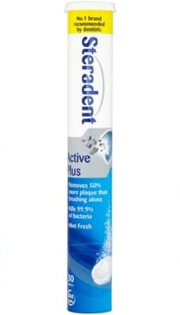 Steradent Reinigingstabletten - Active Plus 30 Tabletten — thumbnail 2