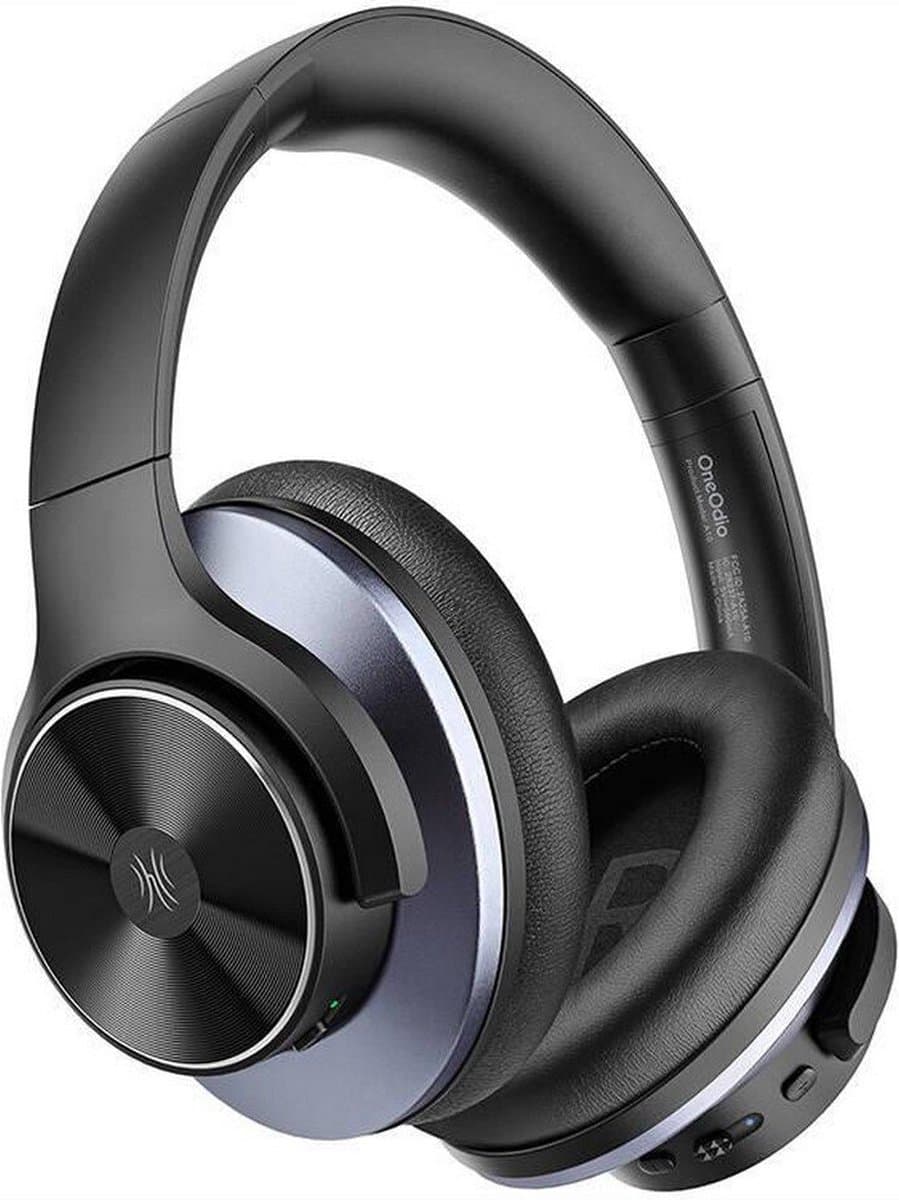 OneOdio Focus A10 – Zwart/Paars – Over-Ear Bluetooth Koptelefoon – Hybrid ANC – 50H Batterijduur – Dual Device Pairing — afbeelding 1