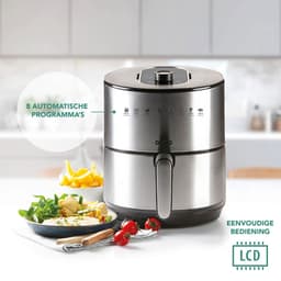 DOMO DO530FR Airfryer XL- Heteluchtfriteuse met LCD display - RVS — thumbnail 2