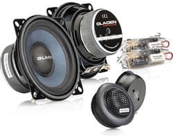 Gladen Audio Alpha 100-G2 - Autospeaker - 10cm composet - 2 weg luidsprekers - 100mm - 95 Watt