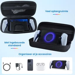 YONO Case geschikt voor Playstation Portal PS5 - Opbergtasje Hoesje - Beschermhoes - Zwart — thumbnail 5