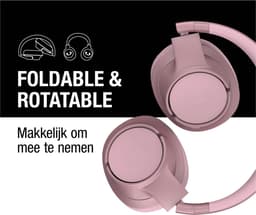 FRESH 'N REBEL Clam Core 3HP3200PP Over-ear Draadloze hoofdtelefoon Roze — thumbnail 4