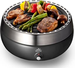 BBQ2GO - BBQ - Rookvrije Houtskool Barbecue - Tafel BBQ - Geschikt voor 2 - 5 Personen - Binnen 5 min Gebruiksklaar met 125 gr. houtskool- Inclusief Draagtas — thumbnail 1