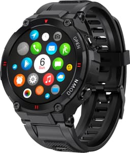 Nuvance Outdoor Smartwatch - 45 mm - IP67 Waterdicht - Bluetooth Smartwatch voor Dames en Heren - Smartwatches - Sporthorloge — thumbnail 1