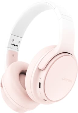 Picun queen - draadloze koptelefoon/hoofdtelefoon - touch controle – call pickup - Ingebouwde HD-microfoon – dual devices connected – roos — thumbnail 4