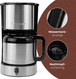 Clatronic KA 3805 - Koffiezetapparaat- RVS isoleerkan - 1.2 liter — thumbnail 5