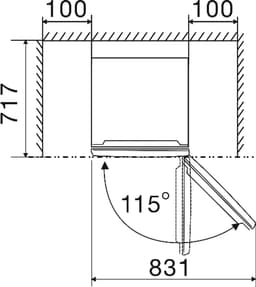 HISENSE  RB440N4ACA -  Koel-vriescombinatie - breedte 59.5 cm - hoogte 201.7 cm - inhoud 336 l - NoFrost — thumbnail 4