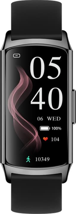 Kiraal Diva - Stijlvolle Activity Tracker - Functioneel - Android & iOS - Siliconen - Zwart — thumbnail 2