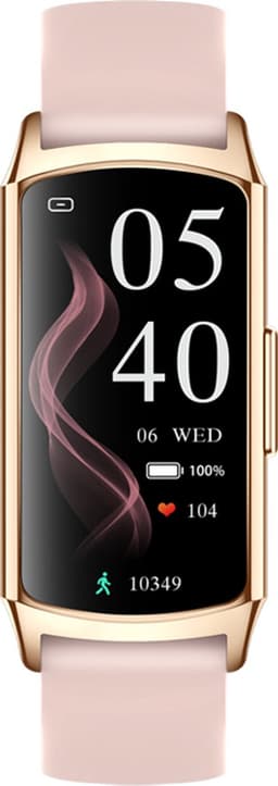 Kiraal Diva - Stijlvolle Activity Tracker - Functioneel - Android & iOS - Siliconen - Roze — thumbnail 2