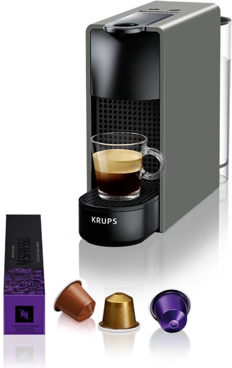 Krups Nespresso Essenza Mini XN110B - Koffiecupmachine - Grijs — afbeelding 1