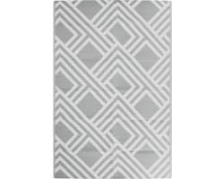 vidaXL - Buitenkleed - ARAKIL - 120x180 - cm - PP - grijs