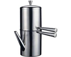 Ilsa Napoletana - Cafetière - RVS - 9 kops