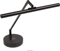 Boston PLM-1000 Pianolamp LED | met draadloze telefoonoplader | helderheid en kleur instelbaar | zwart — thumbnail 3
