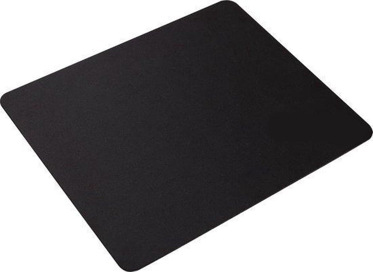 New Age Devi - Muismat - Zwart - 240 x 200 mm - Antislip mat - Zonder Logo Opdruk - Compleet Zwart — afbeelding 1