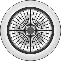 EGLO Sazan Plafondlamp met ventilator - 54,8cm - AC-longer life - Wit/Zwart — thumbnail 4