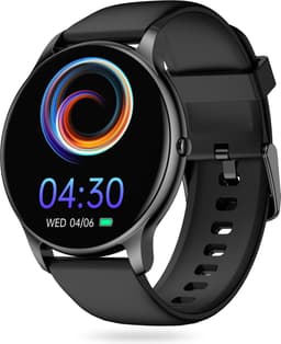 FITAGE Sporthorloge met GPS - Smartwatch Stappenteller Horloge - Activity Tracker - Smartwatches Heren, Dames & Kinderen - Zwart — thumbnail 1