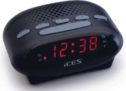Ices ICR-210 - Wekkerradio - Zwart — thumbnail 1
