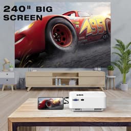 Projector - Mini Beamer - Beamer - Bluetooth - Thuisbioscoop - LED — thumbnail 4