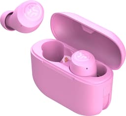 JLab Go Pop Draadloze Oordopjes - Bluetooth Oortjes Draadloos - 35 uur Batterijduur - Be Aware Audio - Met Microfoon - Geschikt voor Android en Apple - Roze — thumbnail 2