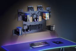 VDD Gaming - Pegboard voor controllers - Controller houder - Metaal - Zwart - 115 x 64 cm — thumbnail 2