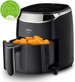 Ufesa - Apex Black 1200W - 3,5 L Heteluchtfriteuse - Air Fryer - BPA & PFOA vrij — thumbnail 1