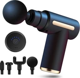 Massage gun - Sport en Relax Massage Apparaat - Professioneel Massage Pistool - Zwart en Grijs Massagepistool — thumbnail 1