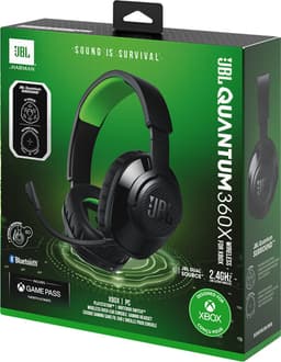 JBL Quantum 360X - Draadloze Xbox Headset - Xbox Series X|S & Xbox One - 2.4GHz Lage Latency - JBL Quantum Surround - Over-ear met Microfoon - 22 uur batterij - Zwart — thumbnail 5