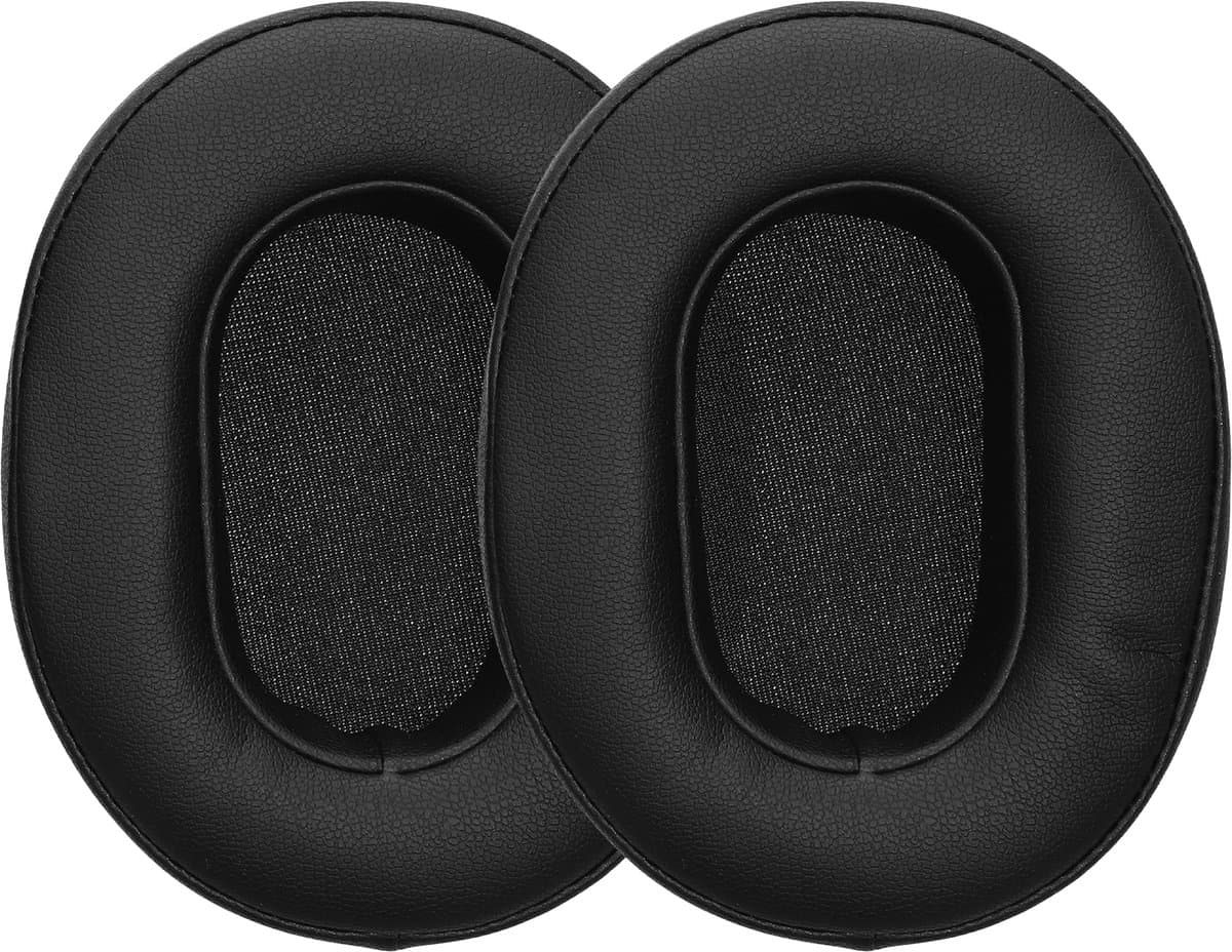 kwmobile 2x oorkussens geschikt voor Sony WH-XB900N - Earpads voor koptelefoon in zwart — afbeelding 1