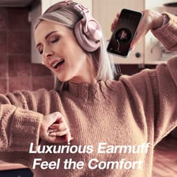OneOdio Fusion A70 Roségoud – Draadloze Over-Ear Koptelefoon – DJ & Studio – Hi-Res Audio — thumbnail 4