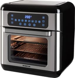 Inventum GF1200HLD Airfryer Oven XXL - 12L - 8 programma's - 80-200 °C - Tot 6 personen - Zwart/RVS - WK — thumbnail 3