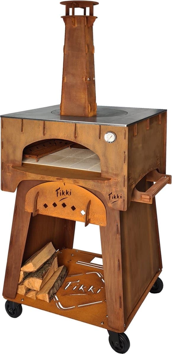 Fikki Level de Luxe - barbecue en pizza oven voor buiten — afbeelding 1