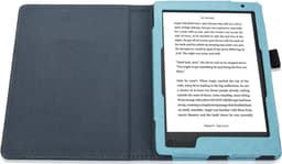 Hoes geschikt voor Kobo Aura Edition 2 - Book Case Premium Sleep Cover Kunstleer Hoesje met Auto/Wake Functie - Blauw — thumbnail 5
