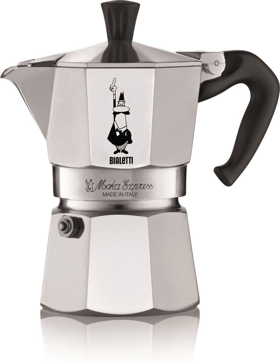 Bialetti Moka Express - Percolator - 2 kops - Aluminium — afbeelding 1